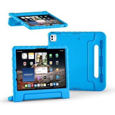 Imagem de Bolete Capa infantil para iPad Pro 11 polegadas versão 2024 (modelo: A2836/A2837/A3006), com suporte para lápis, capa protetora resistente à prova de choque para iPad Pro 11 polegadas 2024 5ª geração