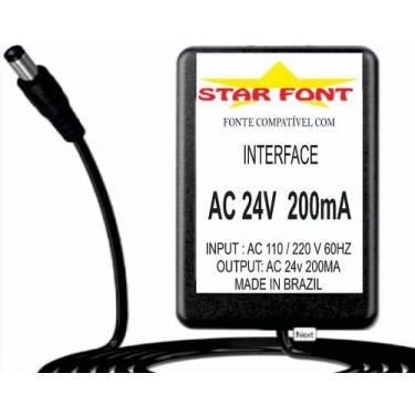 Imagem de Fonte AC 24V 0.2A para Interface Controladora DCR-2SR Cry Baby Rack Mo