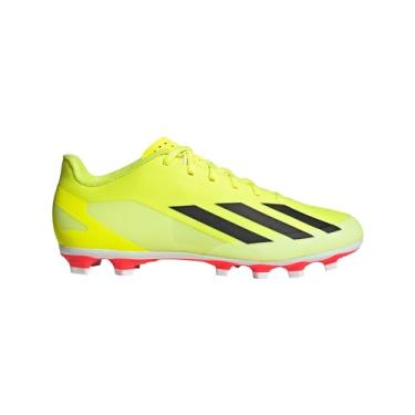 Imagem de Adidas Botas de chão flexíveis unissex X Crazyfast Club, Team Solar amarelo/preto/branco, 42
