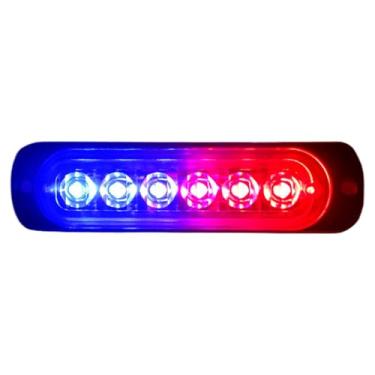 Imagem de Luzes LED para Camião | Luzes Estroboscópicas para Caminhões com 6 LEDs,Peças Auxiliares Automotivas para Ambulância Frota Estrada Barco Motocicleta Rodovia Comercial Bombeiro Reboque