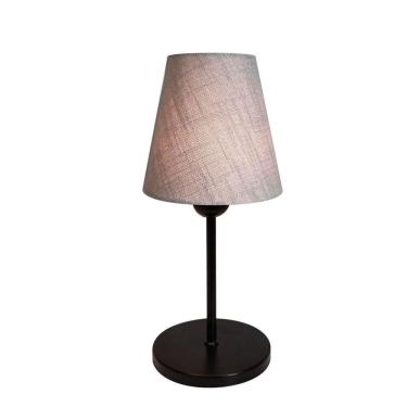 Imagem de Abajur Cabeceira Para Quarto Cone Vivare Md-2005 Cúpula em Tecido Cone - Bivolt