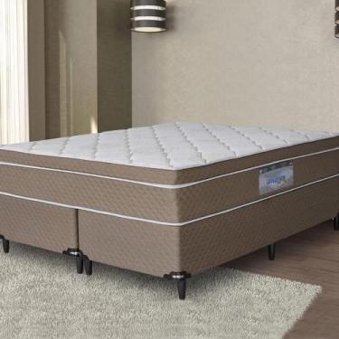 Imagem de Colchão e Box Umaflex Queen Size Bipartido com Mola Ensacada 82x158x19