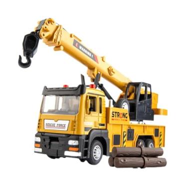 Imagem de simhoa Caminhão Guindaste Brinquedo Equipamento de Construção para Jardim de Infância 3 4 5 Anos Meninos