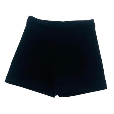 Imagem de YIJU Shorts de treino para boneca 1/6, fantasia de boneca em miniatura, vestimenta casual, mini calças curtas da moda para bonecos de ação de 12'', Preto