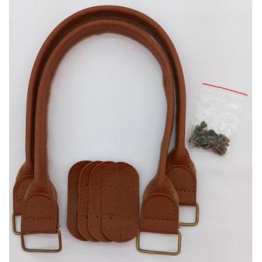 Imagem de Par alça francesa algodão com montana 55 cm - VIVA ART ARMARINHOS, Cor