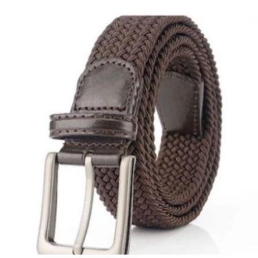 Imagem de Cinto Masculino com Fivela em Metal Tecido Trançado Elástico - LTX, Ma