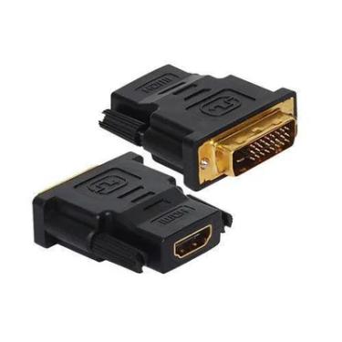 Imagem de Adaptador Dvi D Macho 24+1 Para Hdmi Femea