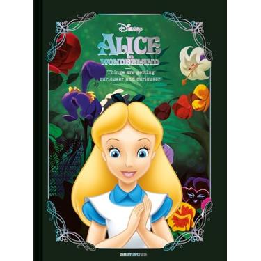 Imagem de Caderno Colegial Alice in Wondeland Animativa - Costurado, Capa Dura, 160 folhas, 90127