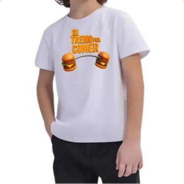 Imagem de Camiseta Infantil Eu treino pra comer - Alearts, 14