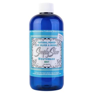 Imagem de Enxaguante bucal Simply Silver Enxaguante bucal 480 ml sem álcool e fl
