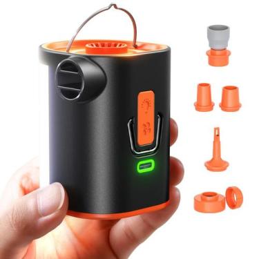 Imagem de Bomba de ar portátil JOYROOM ultrarrápida com bateria de 3600mAh