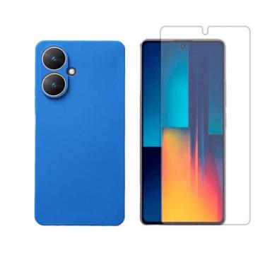 Imagem de Capa Aveludada Para Xiaomi Redmi 13 + Pelicula Hidrogel - GR Global Re