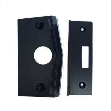 Imagem de Kit - 10 Porta Correr Vidro Alvenaria Metal Sem Miolo Preto - Glasspeç
