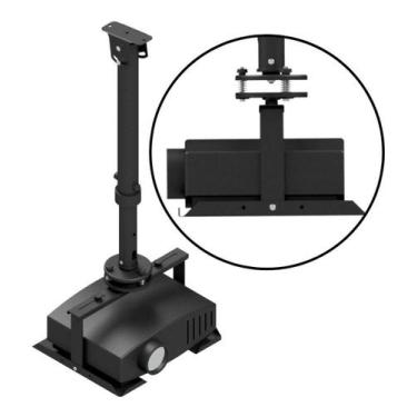 Imagem de Suporte Datashow Teto Braco Retroprojetor Primeira Linha Articulado - 