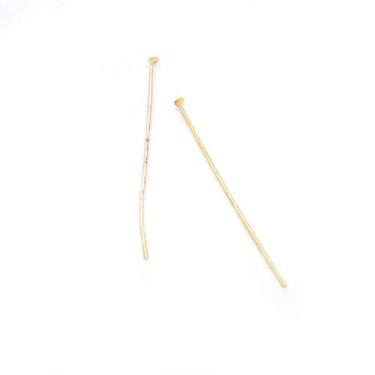 Imagem de Alfinete Metal Dourado 40mm 100pçs 20g - Macall