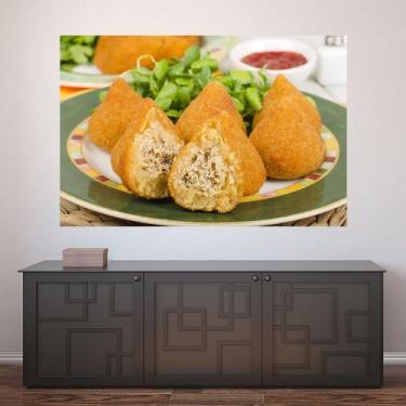 Imagem de Painel Adesivo de Parede - Coxinha - Cozinha - Lanchonete - 1664pnp - 