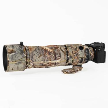 Imagem de CHASING BIRDS Revestimento de lente impermeável camuflado para SIGMA 150-600 mm F5-6.3 DG DN OS Sports Capa protetora de lente à prova de chuva (Camuflagem de palheta, com TC 2.0X (TC-2001))