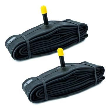 Imagem de 2X Par Câmara De Ar Bicicleta Aro 14/16 Pirelli Bico Grosso
