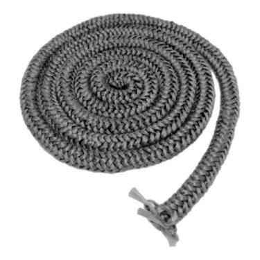 Imagem de Generic Corda de vedação de fibra de vidro, vedação de porta de fogão, corda de vedação de segurança para fogão a lenha, fácil de instalar, 0.24 polegadas x 118 polegadas