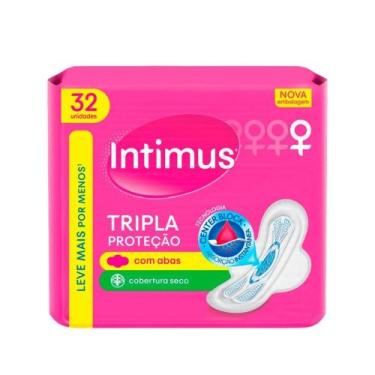 Imagem de Absorvente Intimus com Abas Tripla Proteção Seca com 32un