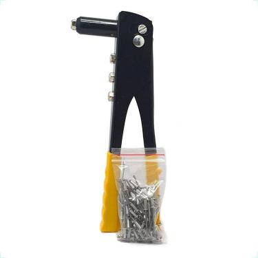 Imagem de 2X Rebitadeira Manual Alicate 4 Medidas Premium +50 Rebites