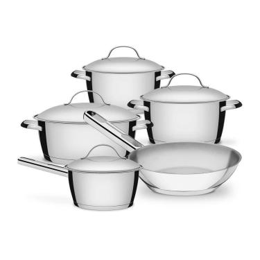 Imagem de Conjunto 5 Peças Panelas Allegra Fundo Triplo - Tramontina