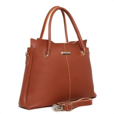 Imagem de Bolsa feminina transversal com alça lateral bolsa grande e espaçosa la