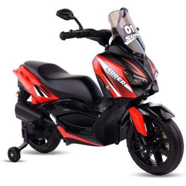 Imagem de Moto Elétrica Scooter Infantil 12V Revvo XR Vermelho BANGTOYS
