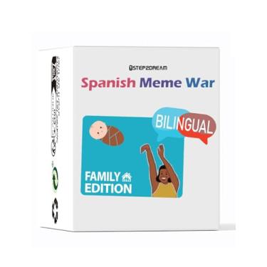 Imagem de 1step2dream Spanish English Meme War Card Game Party Game Funny Cards Family Board Games | Bilingual