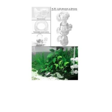 Imagem de Difusor De Co2 4 Em 1 , Monitor, Conta Bolhas, Anti Refluxo - Aquatank