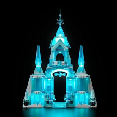 Imagem de Hilighting Kit De Iluminação Led Atualizado Para O Conjunto Construção Do Palácio Gelo Da Lego Elsa, Compatível Com 43244 (Modelo Não Incluído)