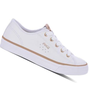 Imagem de Tenis Coca Cola Strean Cc2338 Feminino, Branco, 35