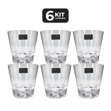 Imagem de Kit 6 Copo De Vidro Para Drink 250 Ml