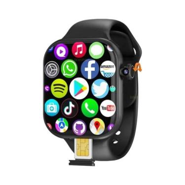 Imagem de Smartwatch 4G LTE S10 plus 256GB Com Cartão SIM 4G/5G, GPS, WiFi, Tela