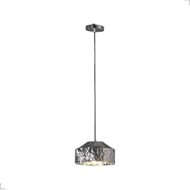 Imagem de Luminária Pendente Brass E27 Moderno Cromado Espelhado Bella