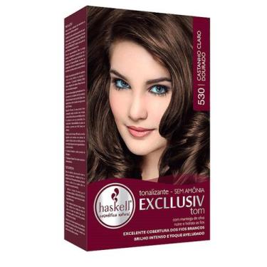 Imagem de Tonalizante Excllusiv Tom Haskell - Castanho Claro Dourado 530