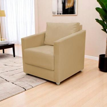 Imagem de Poltrona Decorativa Para Sala Recepção Manicure Consultório Celine Sue