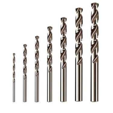 Imagem de WZFC 7 peças HSS M35 broca de cobalto broca de haste redonda para ferramentas de perfuração de metal de aço inoxidável 1/2/3/4/5/6/8 mm