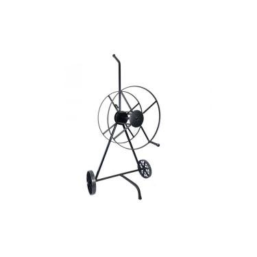 Imagem de Suporte Enrolador De Mangueira Com Carrinho 94x38x25cm