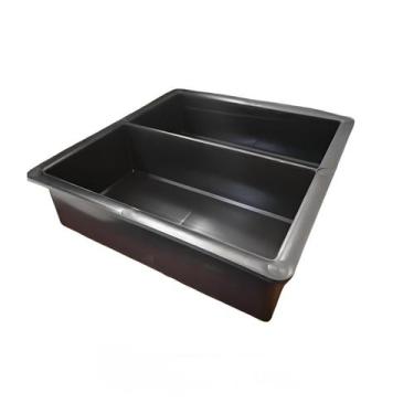 Imagem de Forma Paver Tijolinho Dupla Plástico Resistente 20x10x6 Com 5 unidades