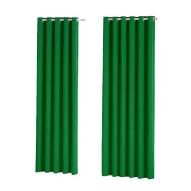 Imagem de Cortina Para Sala Ou Quarto 3,00x2,50 metros(VERDE BANDEIRA)