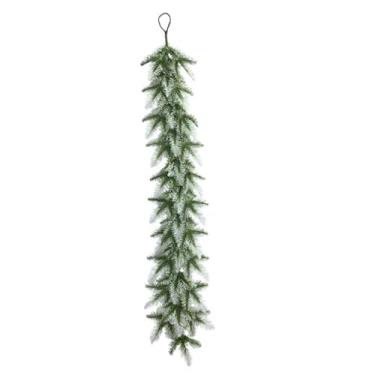 Imagem de Lilihuimaoyi Guirlanda Natalina Decorativa para Pendurar Na Parede, Enfeite de Natal Artesanal E Realista para Ambientes Internos, Ideal para O Quarto No Inverno, Style H 120cm