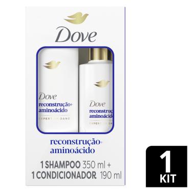 Imagem de Kit Shampoo + Condicionador Dove Reconstrução + Aminoácido