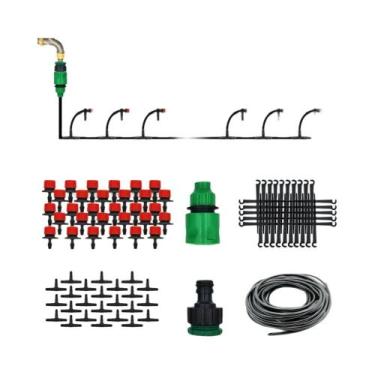 Imagem de Sistema de Irrigação por Gotejamento DIY para Estufa (15m-30m) - Rega 