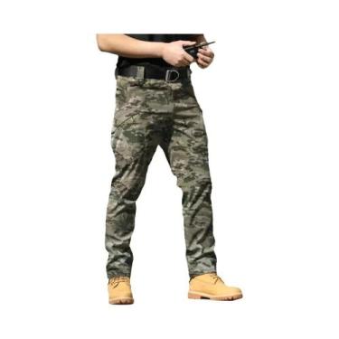 Imagem de Calças Cargo Impermeáveis plus Size Para Homens, Joggers Táticas Milit