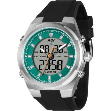 Imagem de Relógio X-Watch Masculino Ref: Xmspa033 E1px Anadigi Prateado