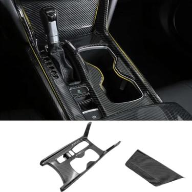 Imagem de YEHICY Painel de mudança de marchas do console central suporte de copo de água acabamento da capa decorativa para Honda Accord 10ª geração 2018 2019 2020 2021 2022 acessórios adesivos interiores de