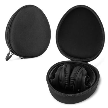 Imagem de Linkidea Capa de transporte para fones de ouvido compatível com Marshall Major IV, Major III Wireless, Major II Bluetooth e mais, bolsa de viagem protetora de substituição rígida (preto)