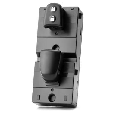 Imagem de Interruptor de janela elétrica do lado do passageiro para Nissan Sentra 2013-2019, Nissan Rogue 2014-2020, 2011-2022 Nissan Leaf interruptor de botão de bloqueio de porta de controle de janela frontal