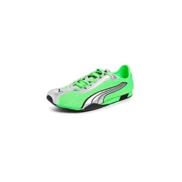 Imagem de PUMA H-Street Og Tênis masculino casual - preto, Verde efervescente/prata PUMA, 12 Women/10.5 Men